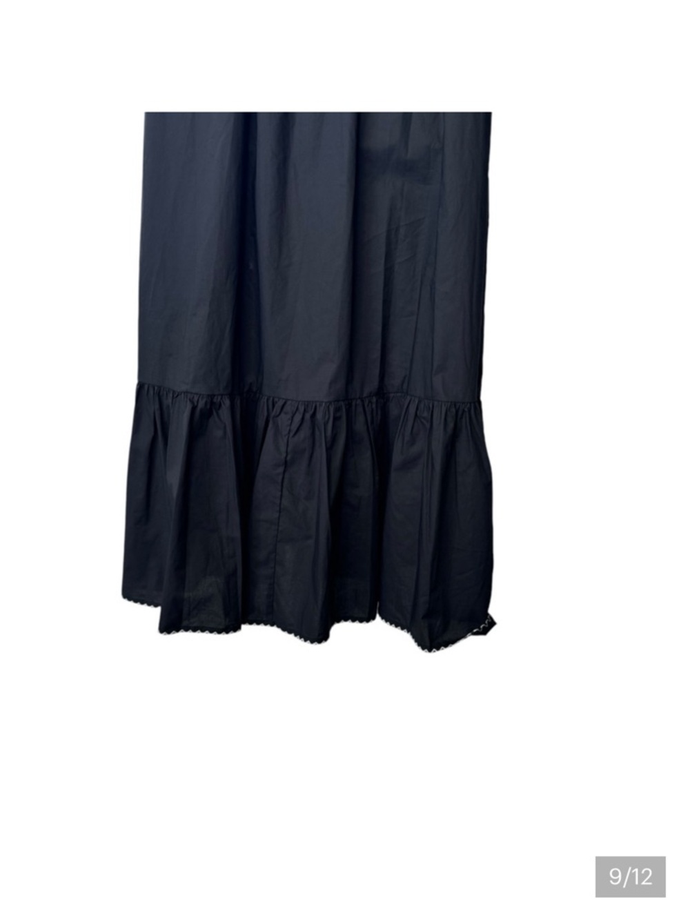 Tuckernuck Alice Black Ruffle-Sleeve Button-Front Midi Dress - Picture 9 of 9